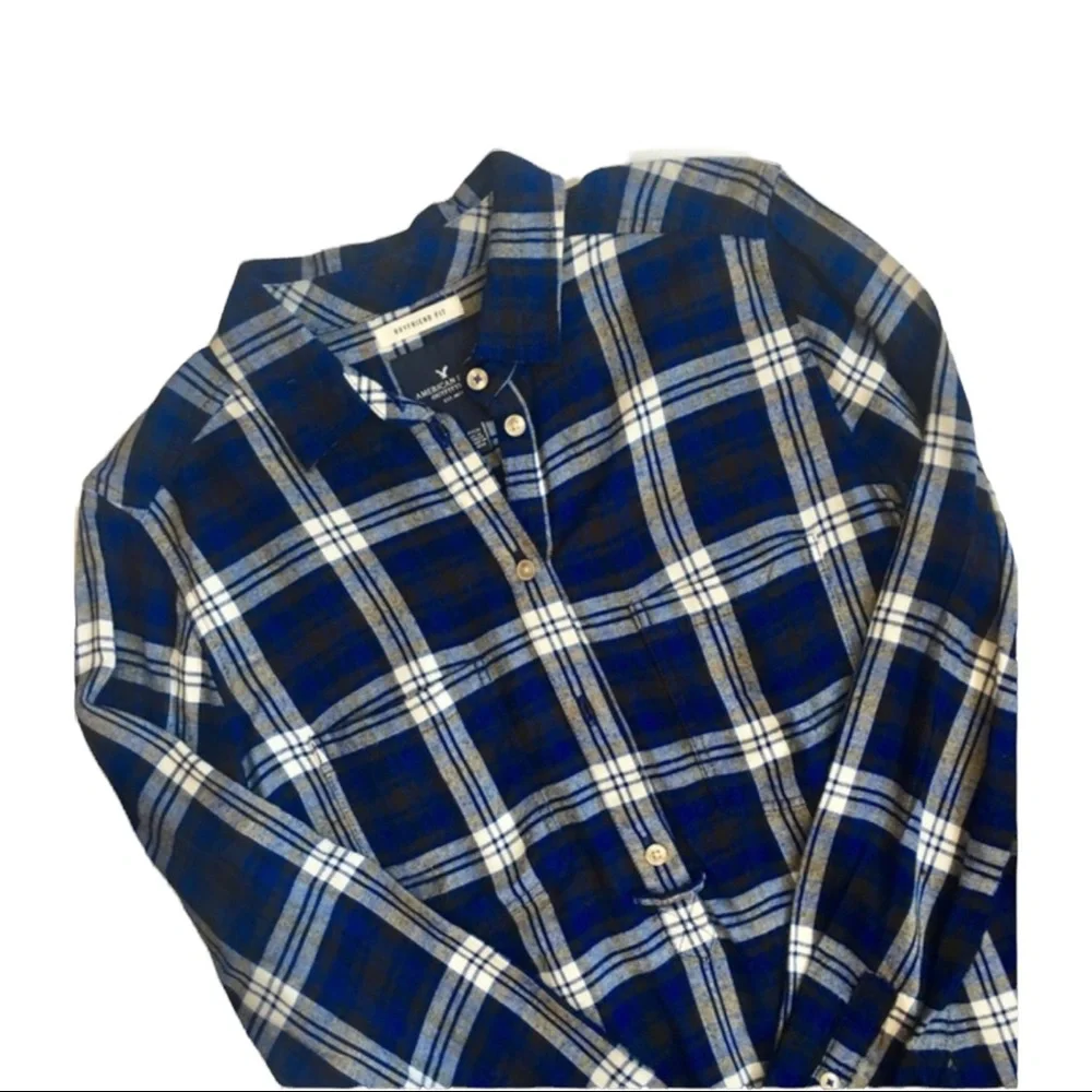 American Eagle Outfitters Flannel Shirt Women's Small - Picture 3 of 4